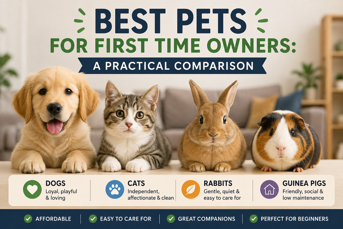 Best Pets for First Time Owners: A Practical Comparison