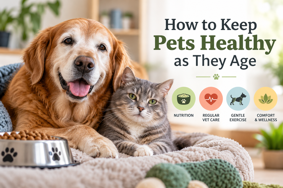 How to Keep Pets Healthy as They Age
