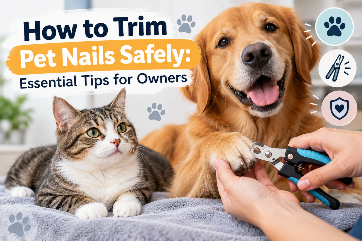 How to Trim Pet Nails Safely Essential Tips for Owners