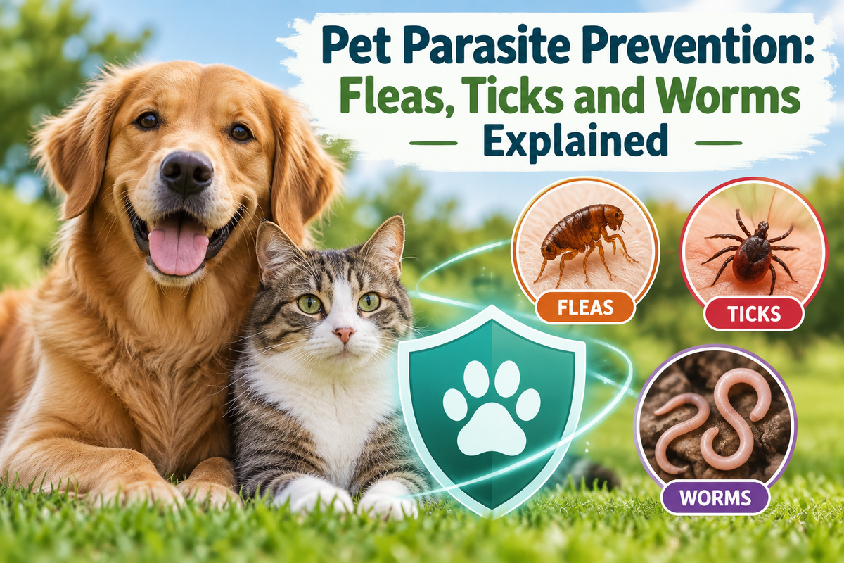 Pet Parasite Prevention: Fleas, Ticks and Worms Explained
