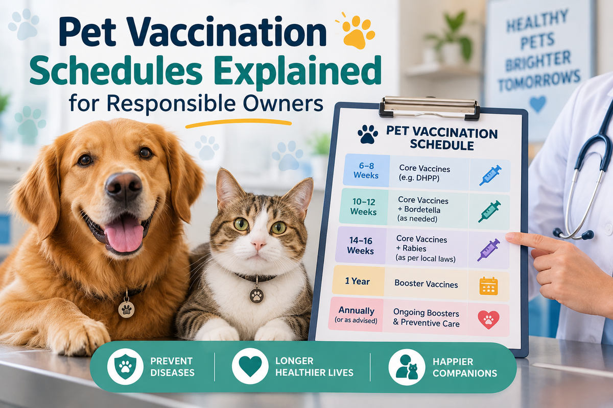 Pet Vaccination Schedules Explained for Responsible Owners