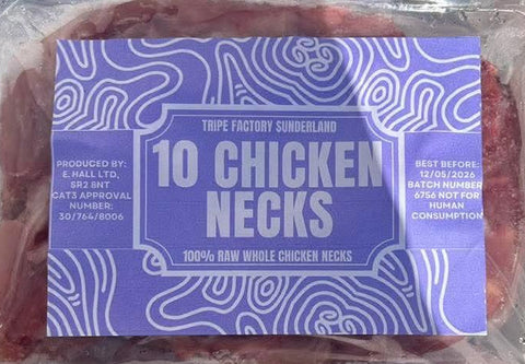 10 Chicken Necks - Tripefactory Sunderland - Raw Frozen Treats