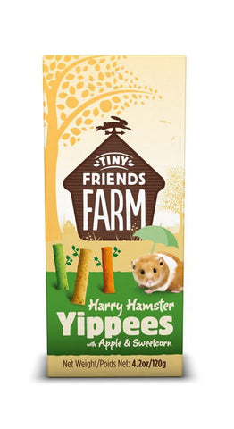 Supreme Harry's Hamster Yippees With Apple&Sweetcorn 120g