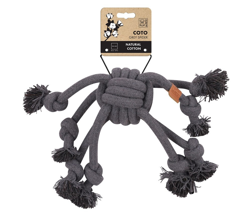 M-PETS Coto Eco Rope Dog Toys Spider 38cm