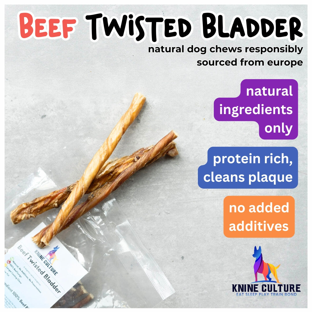 Nova Dog Chews Beef Twisted Bladder 1kg
