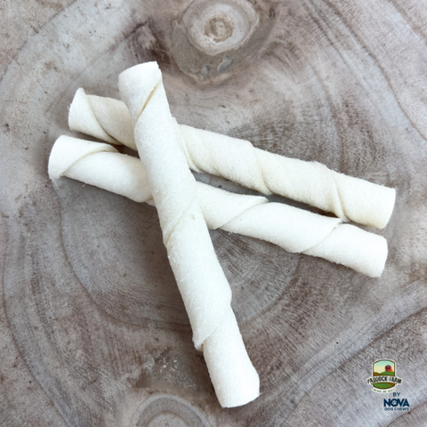 Nova Dog Chews White Twist (3/4" x 5")