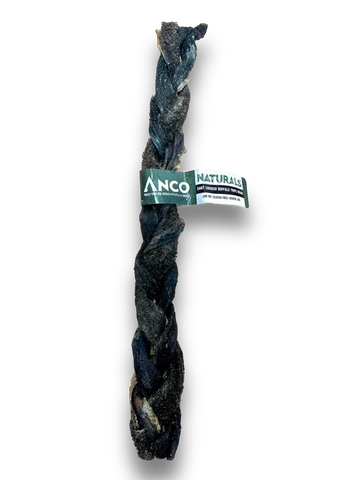 Anco Naturals Giant Smoked Buffalo Tripe Braid BULK DEAL x 20