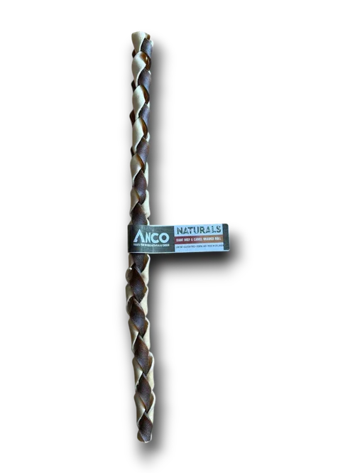 Anco Naturals Giant Beef and Camel Braided Roll BULK DEAL x 20