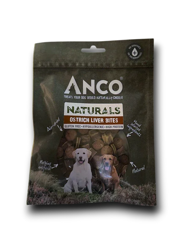 Anco Naturals Ostrich Liver Bites BULK DEAL 12x100g