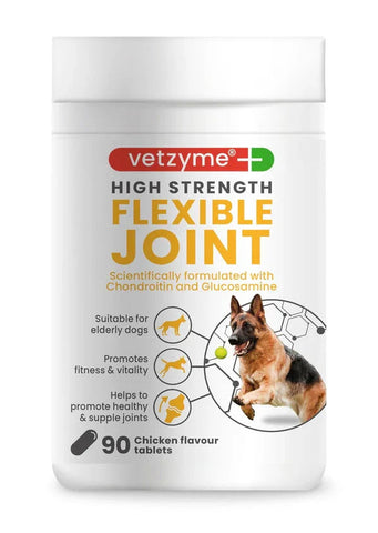 Vetzyme Dog High Strength Flexible Joint 90 Tablets