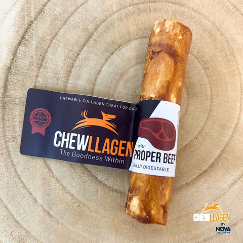 Chewllagen Beef Roll 5" — Case of 35
