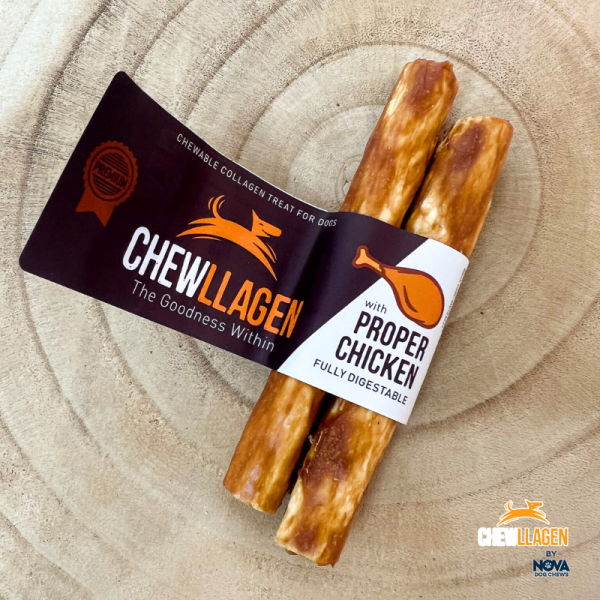 Chewllagen Chicken Medium Roll 2 pk (Pack of 35)
