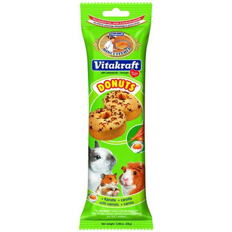 Vitakraft Small Animal Donuts Carrot 5's