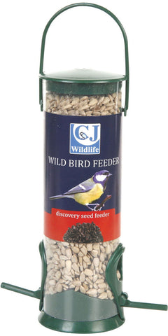 Cj Discovery Plastic Hanging Seed Feeder Green 2 Port 21cm