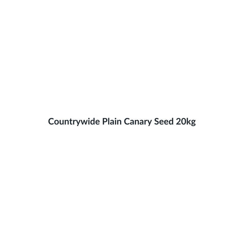 Countrywide Plain Canary Seed 20kg