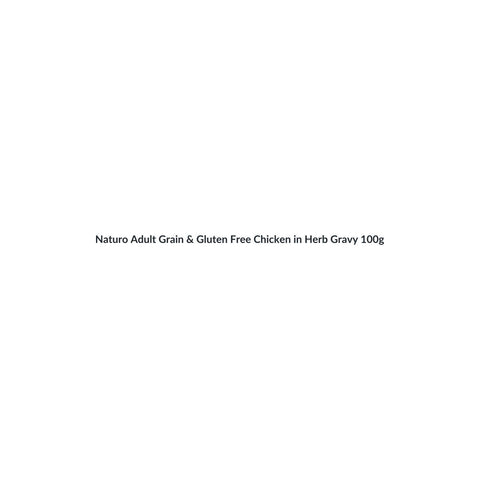Naturo Adult Grain & Gluten Free Chicken in Herb Gravy 100g