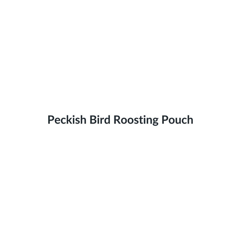 Peckish Bird Roosting Pouch
