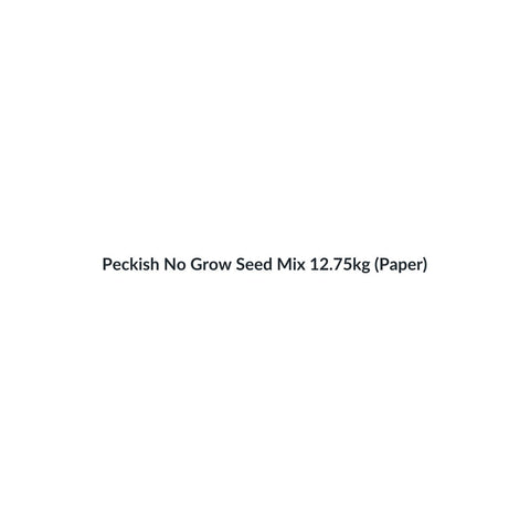 Peckish No Grow Seed Mix 12.75kg (Paper)