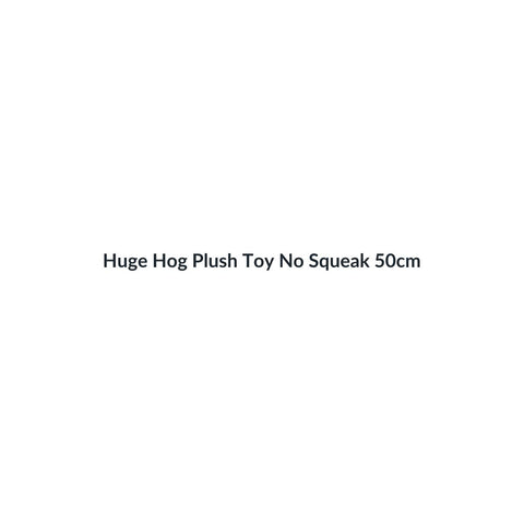 Huge Hog Plush Toy No Squeak 50cm