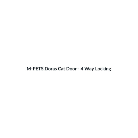 M-PETS Doras Cat Door - 4 Way Locking