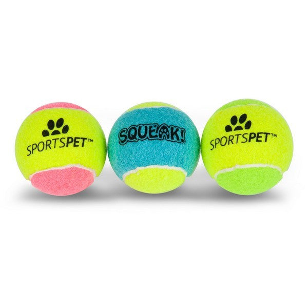 Sportspet Squeaky Tennis Ball 65mm - Single