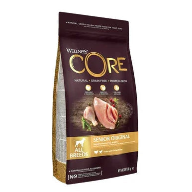 Wellness CORE Dog Dry Senior Original - Turkey with Chicken Recipe 1.8kg