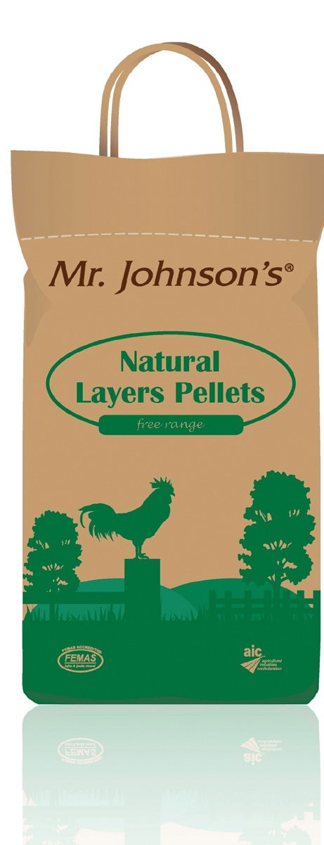 Mr Johnson''s Natural Layers Pellets 20kg