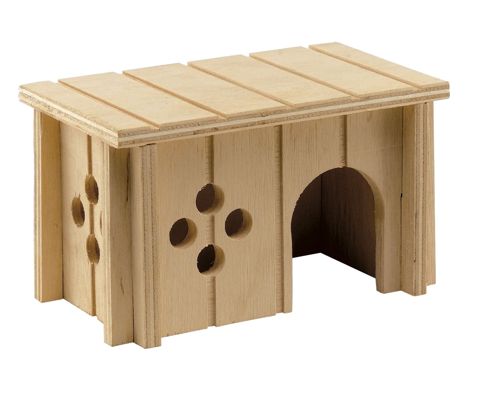Sin 4641 Wooden House For Rodents 12.5x7.5x7cm