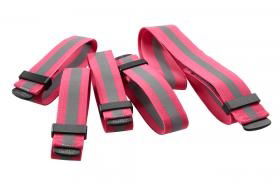 Hurtta Lifeguard Reflector Set Pink XSml 5pack