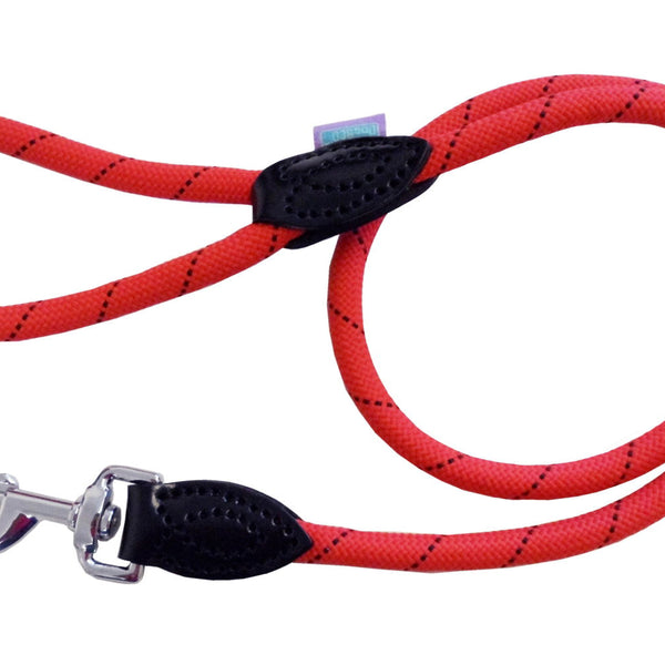 Dog&Co Mountain Rope Lead With Trigger Red/black 120cm