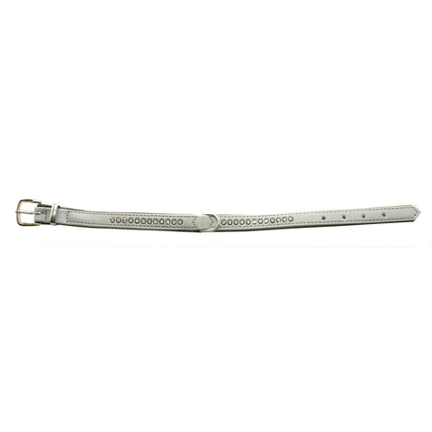 Nobby Dbl Back Swarovski Crystal Collar 22mmx47cm