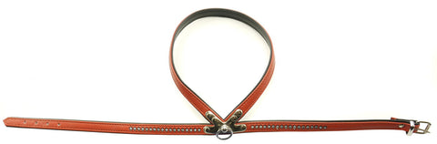 Nobby Dbl Bk Swarovski Crystal Harness Terracotta