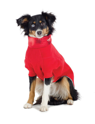 Muddy Paws Cosy Polar Fleece Red Xtra Large