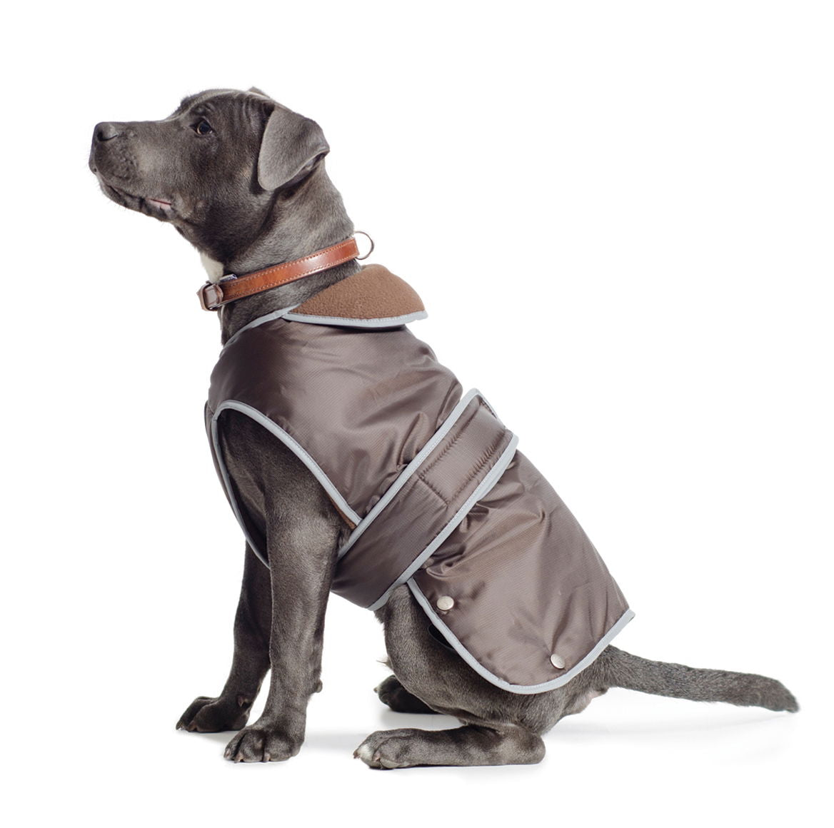 Stormguard Fleece Lined Coat & Chest Protector Choco Xx Large