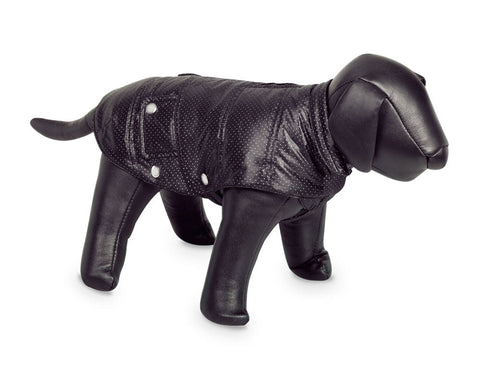 Nobby Danika Dog Coat With Silver Dots