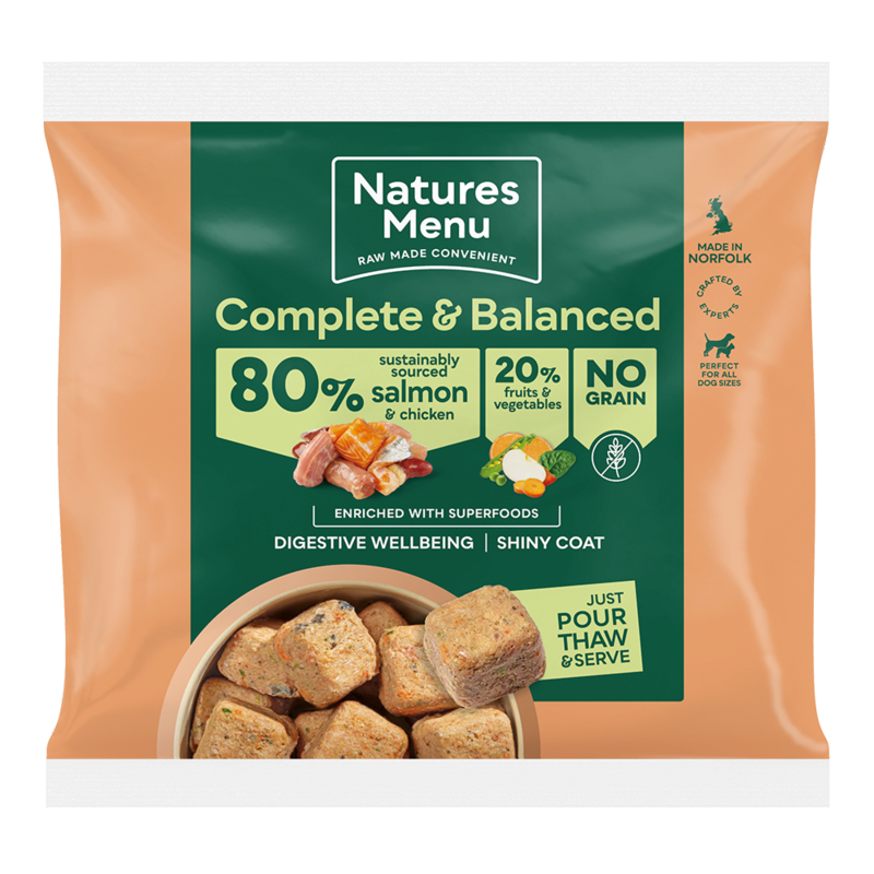 Natures Menu 80/20 Complete and Balanced Salmon & Chicken 1kg