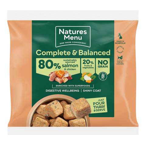 Natures Menu 80/20 Complete and Balanced Salmon & Chicken 1kg