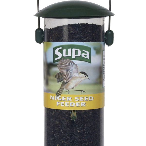 Supa Plastic 4 Port Niger Seed Feeder 20cm (8 Inch)