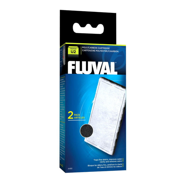 Fluval U2 Poly/carbon Cartridge 2pack