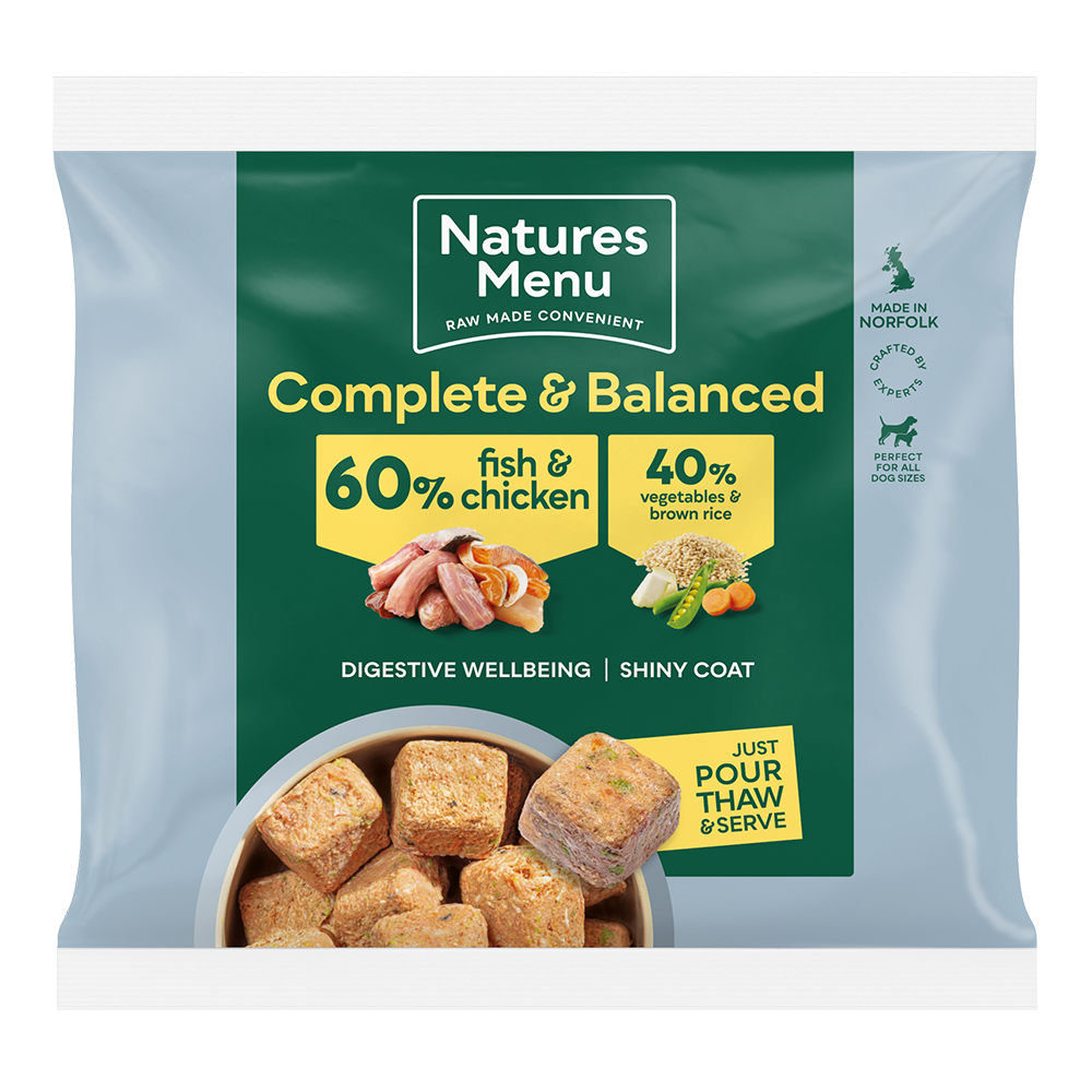 Natures Menu 60/40 Complete and Balanced Fish & Chicken 1kg