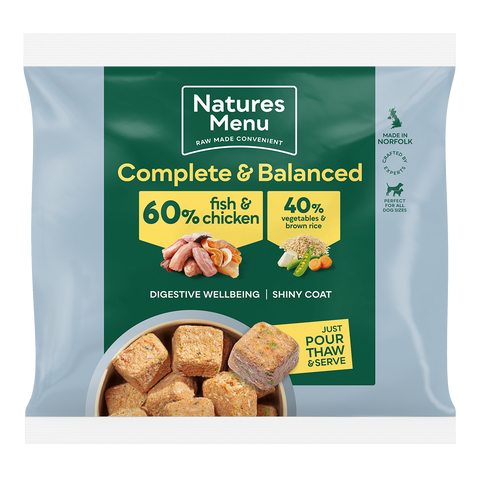 Natures Menu 60/40 Complete and Balanced Fish & Chicken 1kg