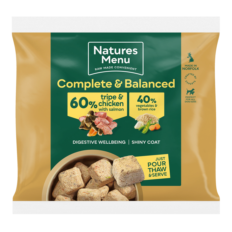 Natures Menu 60/40 Complete and Balanced Tripe & Chicken 1kg