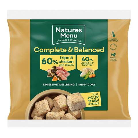 Natures Menu 60/40 Complete and Balanced Tripe & Chicken 1kg