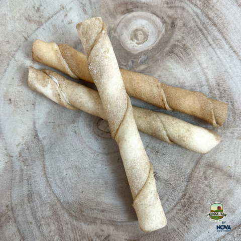 Nova Dog Chews Peanut Butter Twist (3/4" x 10")