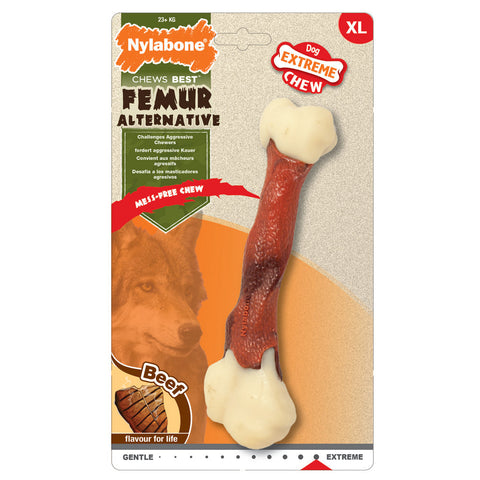 Nylabone Extreme Chew Femur Beef Xtra Large