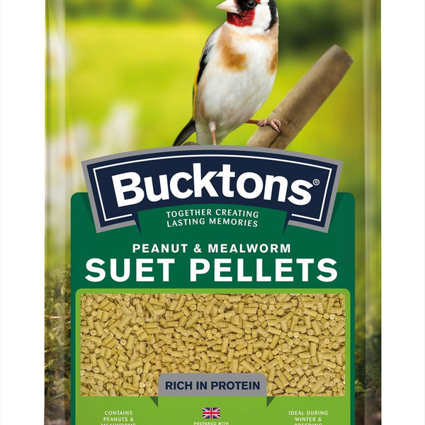 Bucktons Suet Pellets Peanut And Mealworm 12.55kg