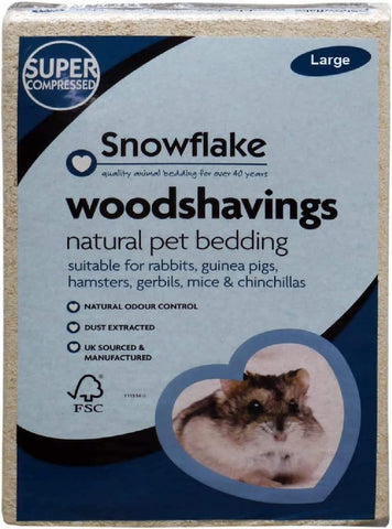 Snowflake Large Woodshavings 3kg