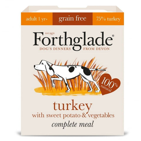 Forthglade Adult GF Comp Turkey Sweet Potato & Veg 395g