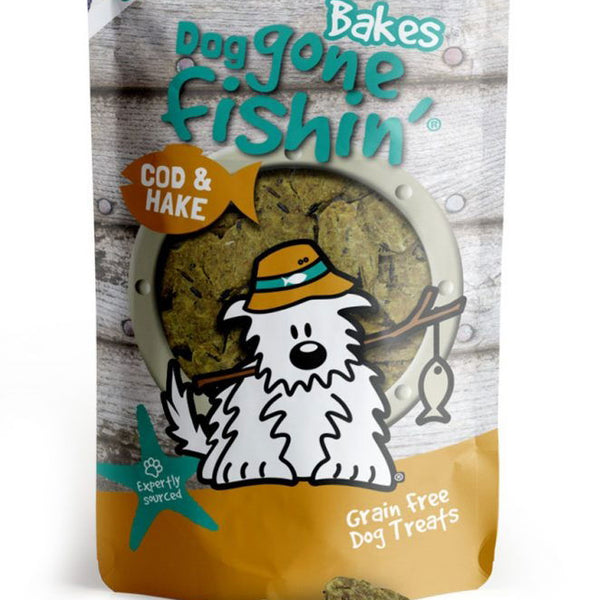 Dog Gone Fishin' Cod And Hake Bakes 75g