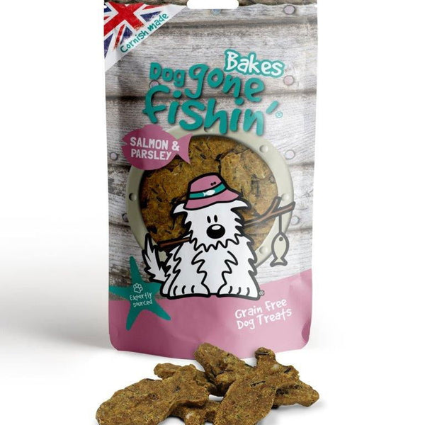 Dog Gone Fishin' Salmon And Parsley Bakes 75g